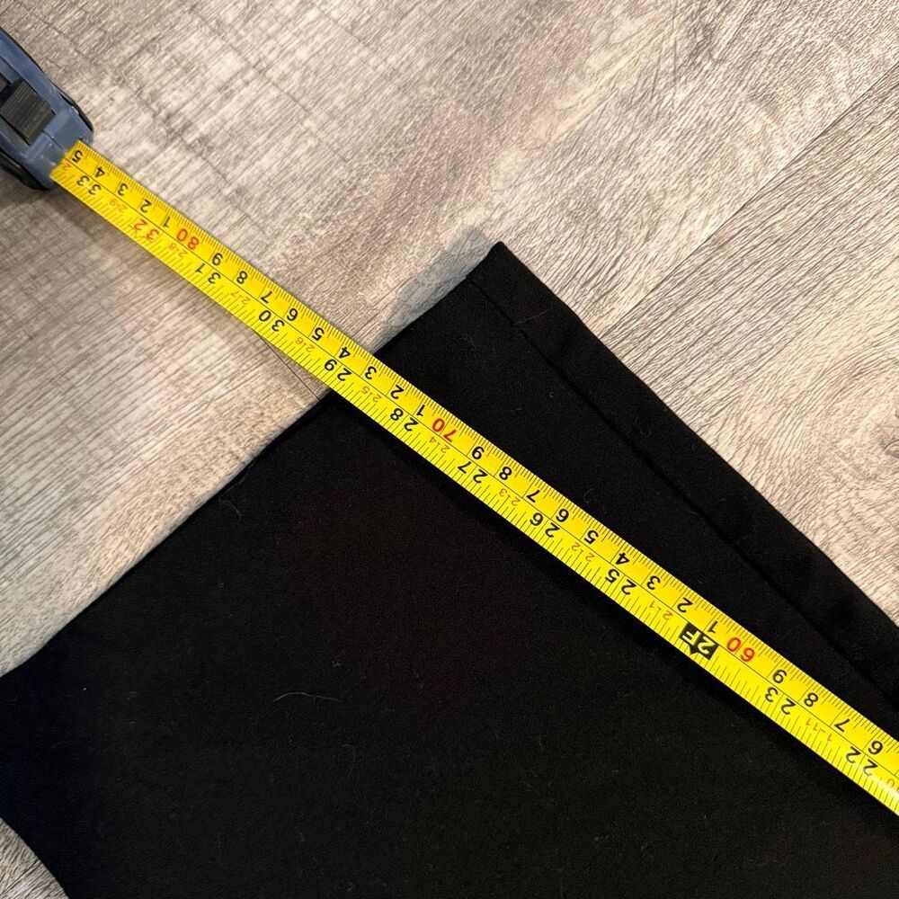 212 Collection Y2K Low Rise Black Pants Wide Straight Leg 6P - Picture 9 of 9